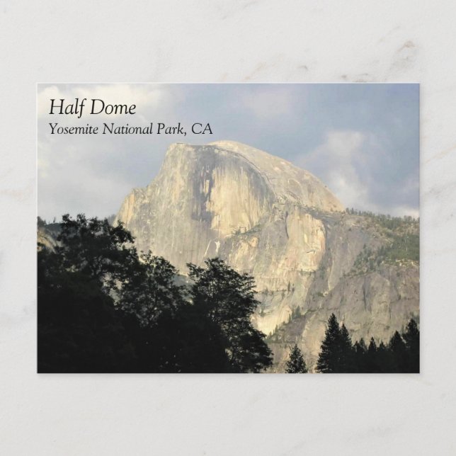Half Dome, Yosemite National Park, CA Postcard (Front)