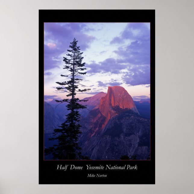 Half Dome Yosemite National Park Poster (Front)