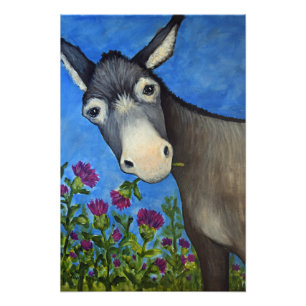 half donkey print