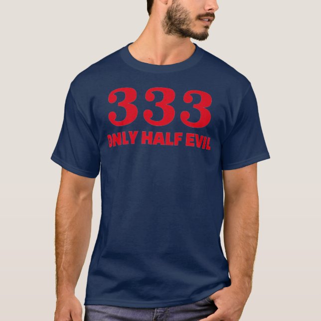 Half evil number 333 Premium T-Shirt (Front)
