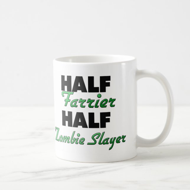 Half Farrier Half Zombie Slayer Coffee Mug (Right)