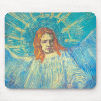 Half Figure of an Angel by Vincent van Gogh Mouse Pad