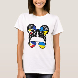 Half Filipino Half Ukrainian Girl Philippines Kids T-Shirt