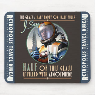Half Filled With Atmosphere Mouse Pad