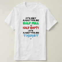 Half full vs half empty