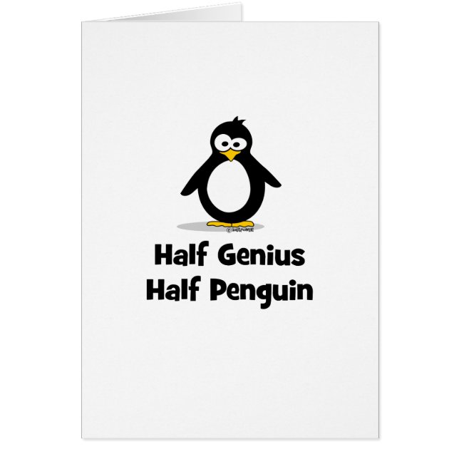 Half Genius Half Penguin (Front)