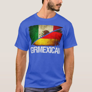 Half German & Half Mexican Flag - Germexican Hispa T-Shirt