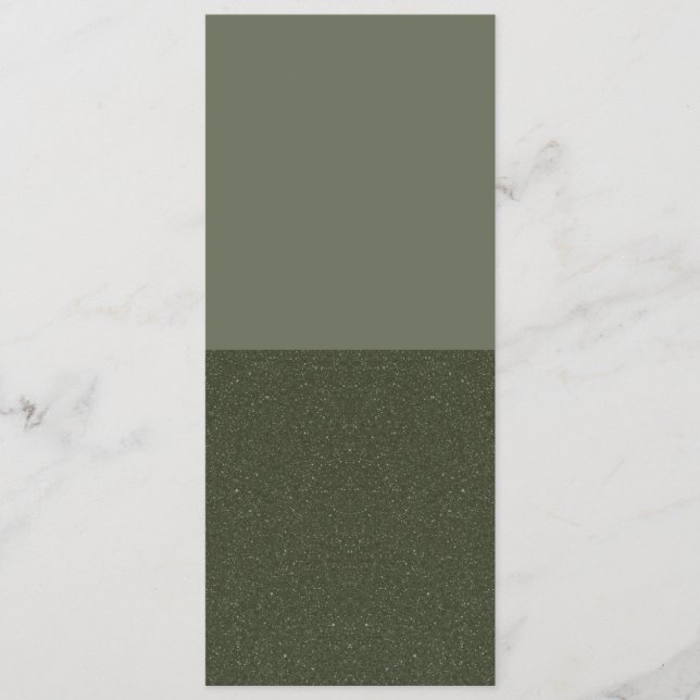 Half Glitter Moss Flat Program – Customisable (Front)