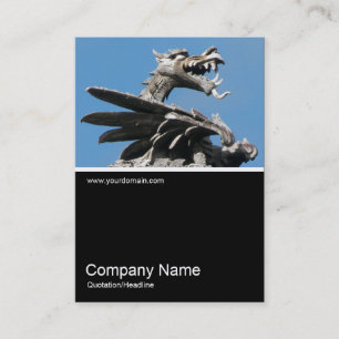 Half&Half 0257 - Dragon, City Hall, Cardiff Business Card