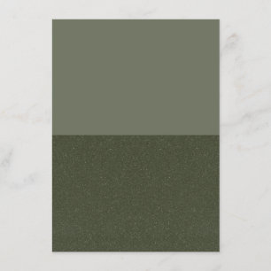 Half & Half Moss Green Enclosure Card – Customise