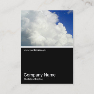 Half&Half Photo 0111 - Cumulous Clouds Business Card