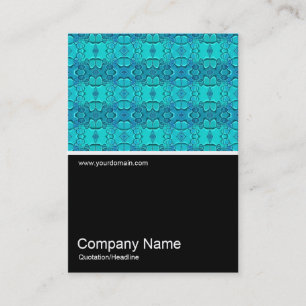 Half&Half Photo 0122 - Aqua Blue Fest Business Card
