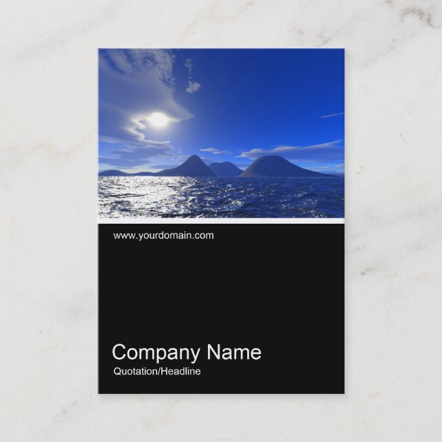 Half&Half Photo 0124 - Remote Islands Business Card (Front)