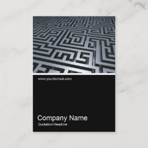 Half&Half Photo 0148 - Metal Maze Business Card