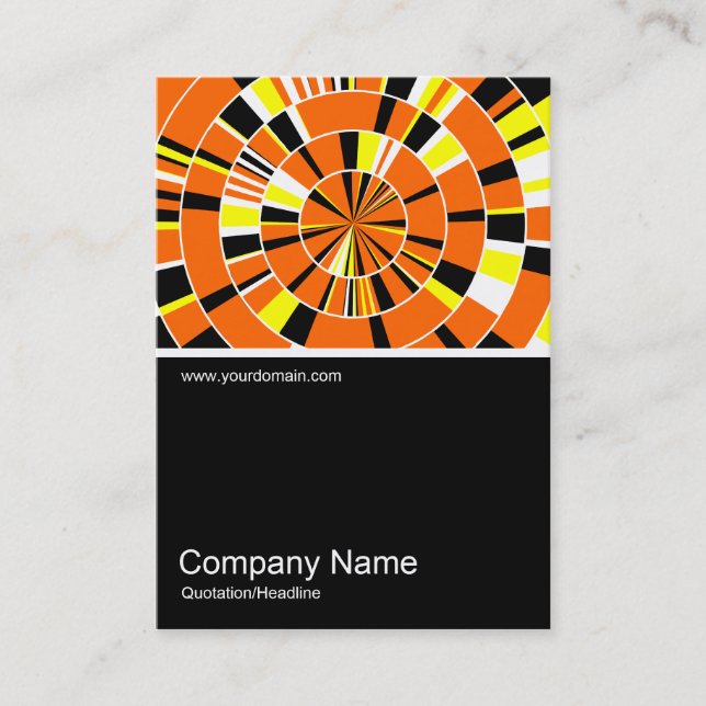 Half&Half Photo 0211 - Pi Abstract Business Card (Front)