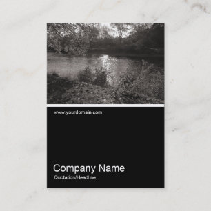Half&Half Photo 0268 - Autumn in the Park Business Card