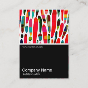 Half&Half Photo 0271 - Collaged Colour Splash 1502 Business Card