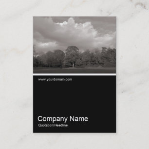 Half&Half Photo 0274 - Autumn in the Park Business Card