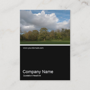 Half&Half Photo 0275 - Autumn in the Park Business Card