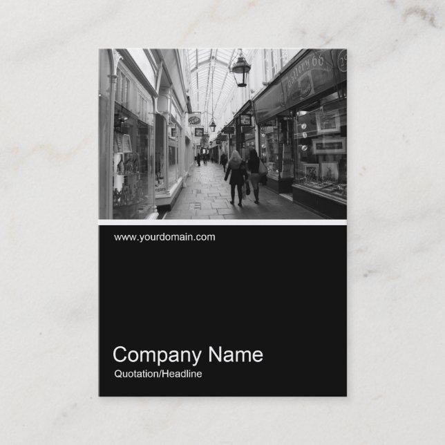 Half&Half Photo 0319 - Shopping Arcade Business Card (Front)