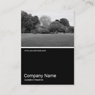 Half&Half Photo 0345- Park Landscape Business Card
