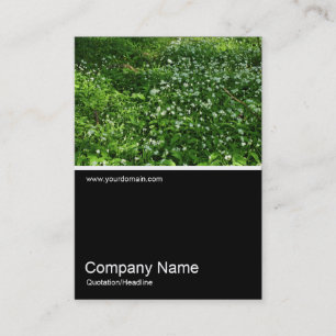 Half&Half Photo 0365 - Woodland Flowers Business Card