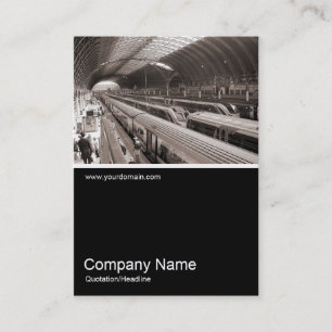 Half&Half Photo 042 - Paddington Station - London Business Card