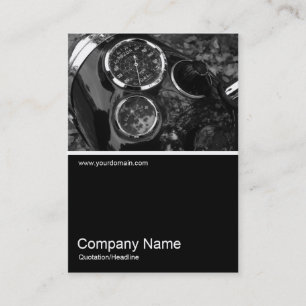 Half&Half Photo 053 - Classic Motorcycle Gauges Business Card