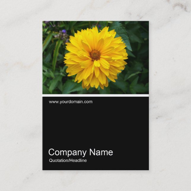 Half&Half Photo 057 - Chrysanthemum Business Card (Front)
