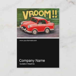 Half&Half Photo 087 - Vroom!! - Oil Business Card