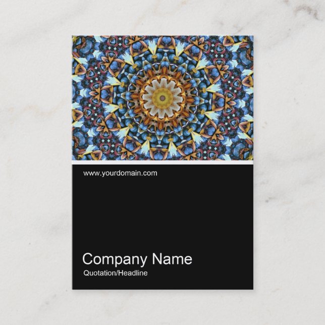 Half&Half Photo 091 - Kaleidoscope Business Card (Front)