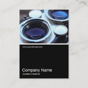 Half&Half Photo - Vintage TLR Camera Business Card