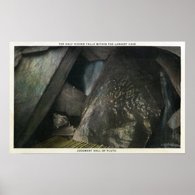 Half Hidden Falls View of Judgment Hall of Plato Poster (Front)