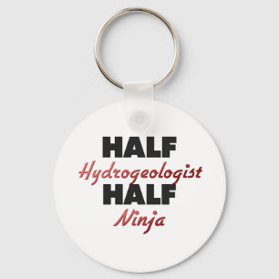 Half Hydrogeologist Half Ninja Key Ring