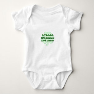 Half Irish half Japanese Totally Awesome Baby Bodysuit