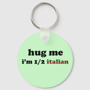 Half Italian Key Ring