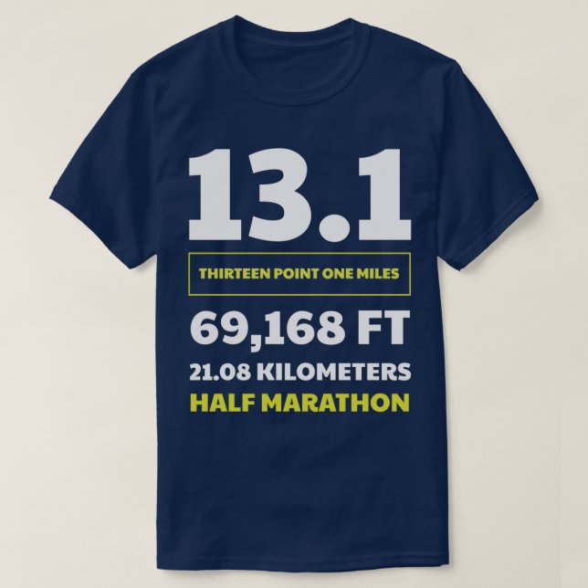 Half Marathon 131 1 T-Shirt (Design Front)