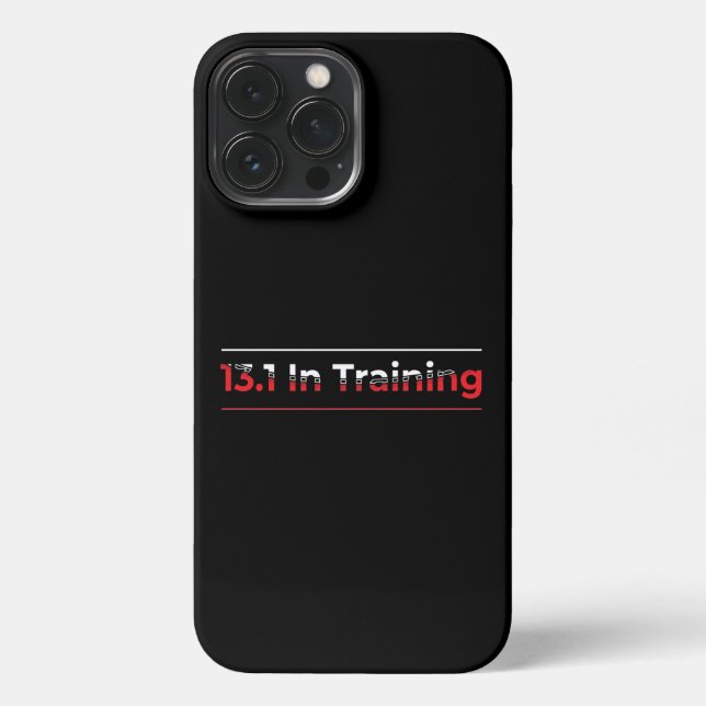 Half Marathon 13.1 in Training - Runner iPhone Case (Back)