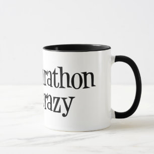 half marathon half crazy mug