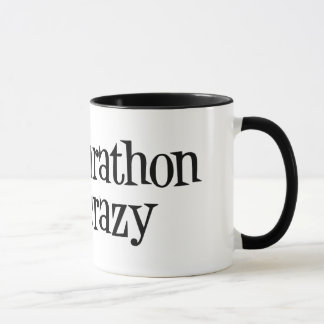 half marathon half crazy mug