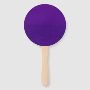 Half-Matte Half-Noise Purple Hand Fans – Customise