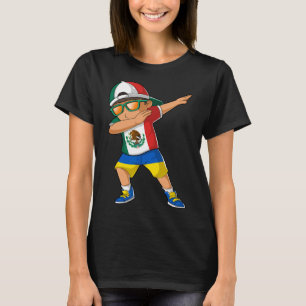 Half Mexican Half Ukrainian Boy Mexico Ukraine Fla T-Shirt