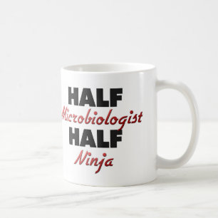 Half Microbiologist Half Ninja Coffee Mug