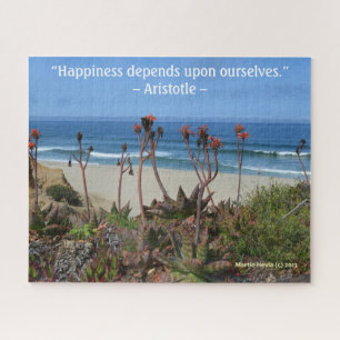 Half Moon Bay Aloe Vera & Quote - Puzzle