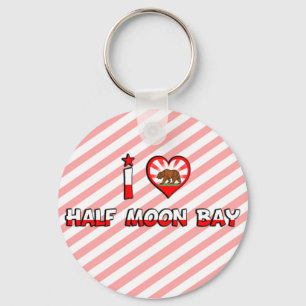 Half Moon Bay, CA Key Ring