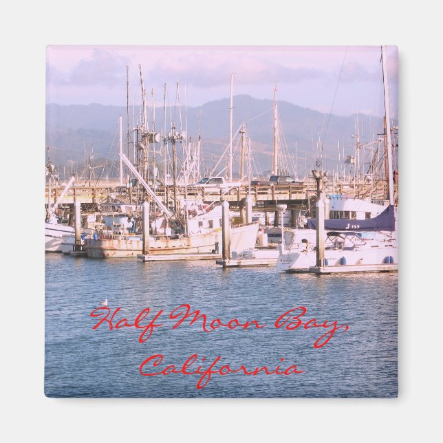 Half Moon Bay,California Magnet (Front)