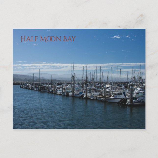 Half Moon Bay Postcard (Front)