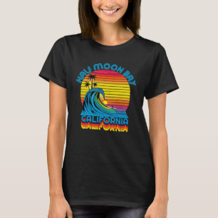 Half Moon Bay Retro Throwback Surf & Beach Souveni T-Shirt