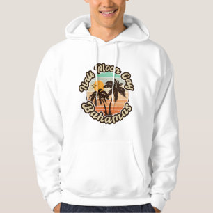 Half Moon Cay Bahamas - Retro Vintage 80s Souvenir Hoodie