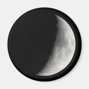 Half Moon Close Up Photography Magnet